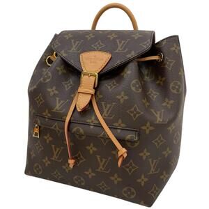 Louis Vuitton Montsouris NM Monogram Backpack Daypack Brown